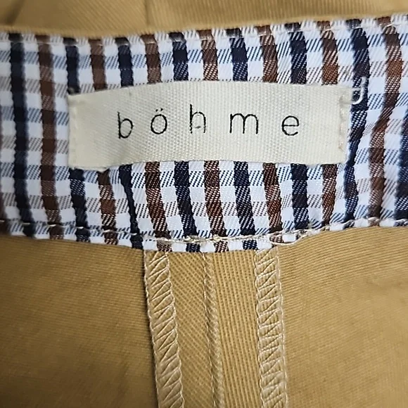 bohme Cotton High Waist Wide Leg Cropped Pant - Picture 5 of 6